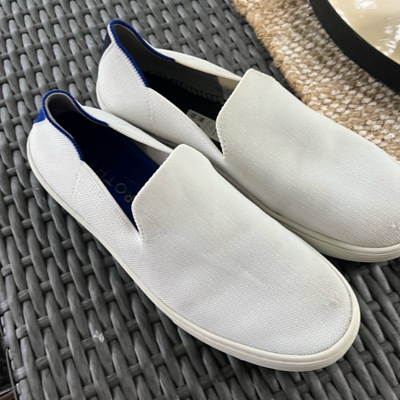 Woman’s Rothy’s White Slip-On Shoes - Picture 1 of 8